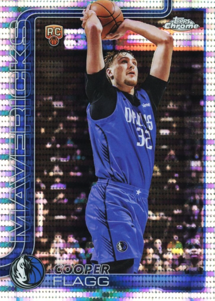Cooper Flagg 2025 Topps Chrome #251 Pulsar Refractor Price Guide