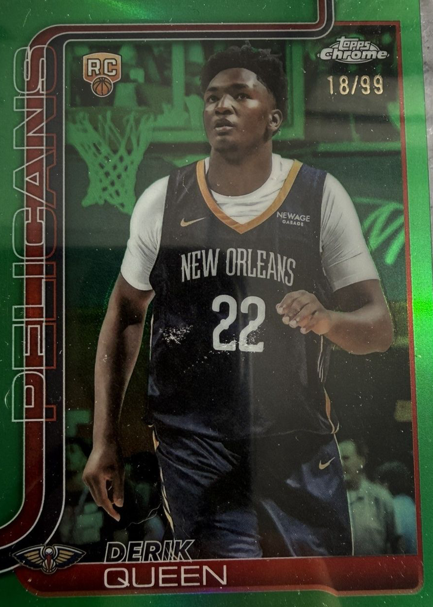 Derik Queen 2025 Topps Chrome #263 Green Refractor /99 Price Guide