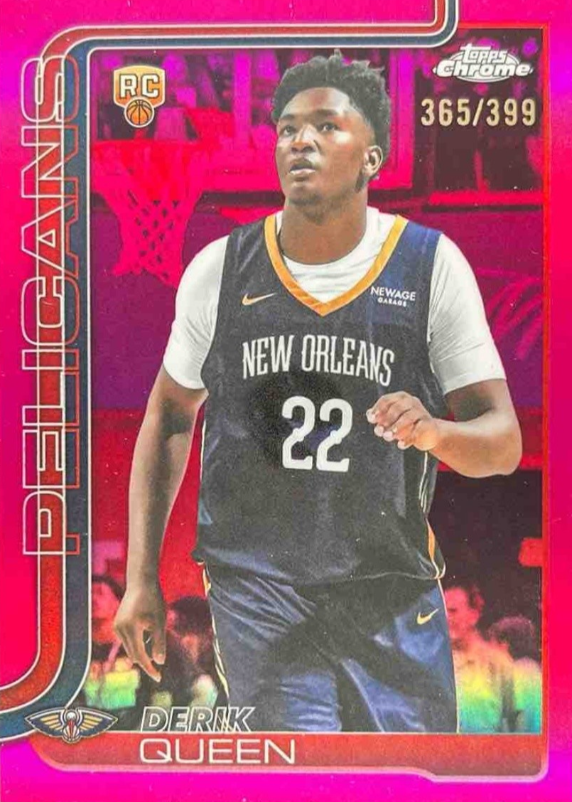 Derik Queen 2025 Topps Chrome #263 Magenta Refractor /399 Price