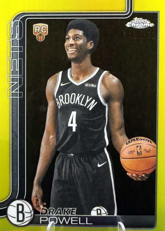 2025 Topps Chrome #272 Yellow Refractor /275