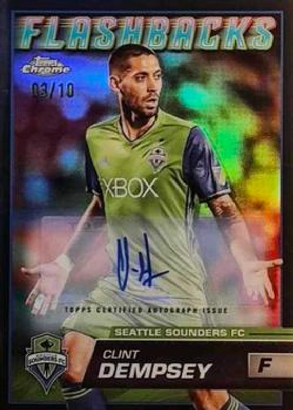 2023 Topps Chrome MLS #157 Autographs - Black Refractor /10