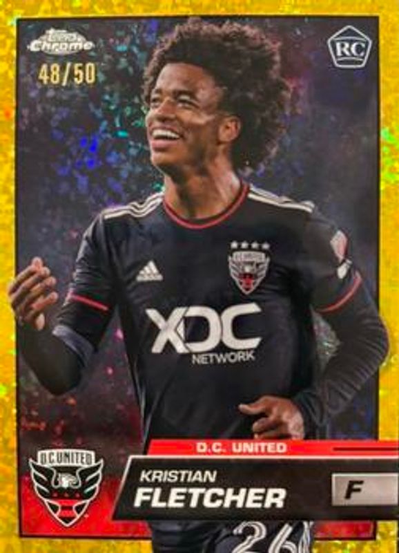 2023 Topps Chrome MLS #120 Gold Mini-Diamond Refractor /50