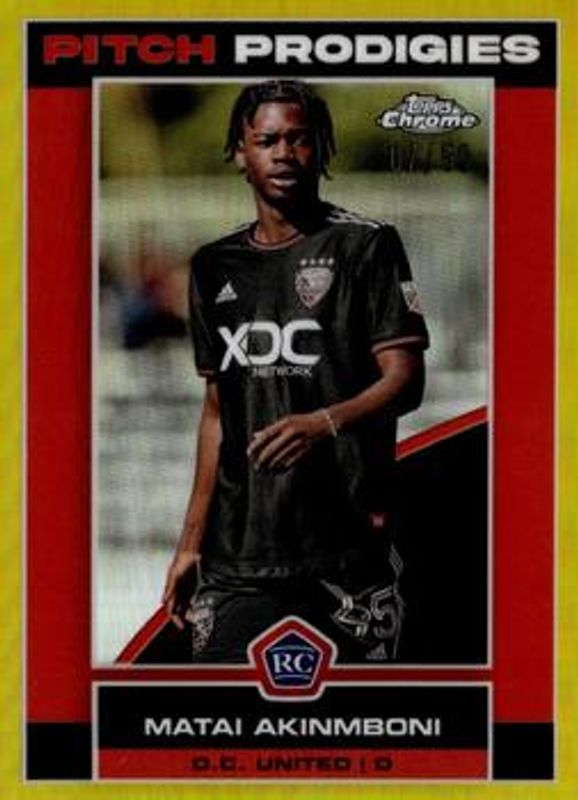 2023 Topps Chrome MLS #121 Gold Refractor /50