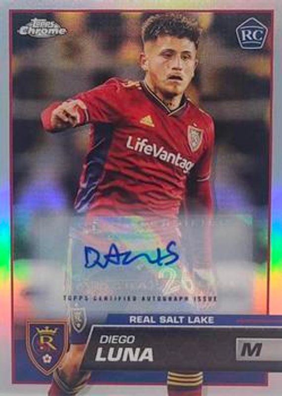 2023 Topps Chrome MLS #9 Autographs - Refractor