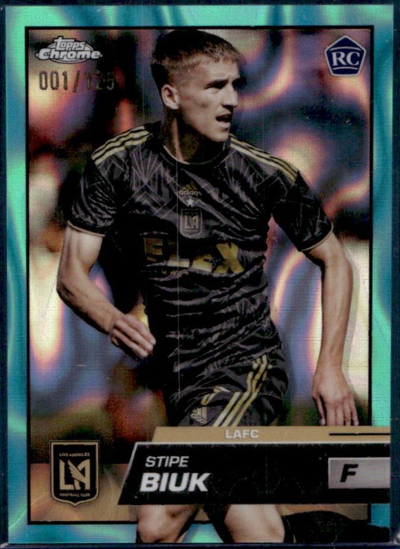 2023 Topps Chrome MLS #24 Aqua Lava Refractor /125