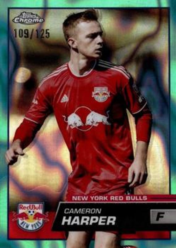 2023 Topps Chrome MLS #37 Aqua Lava Refractor /125