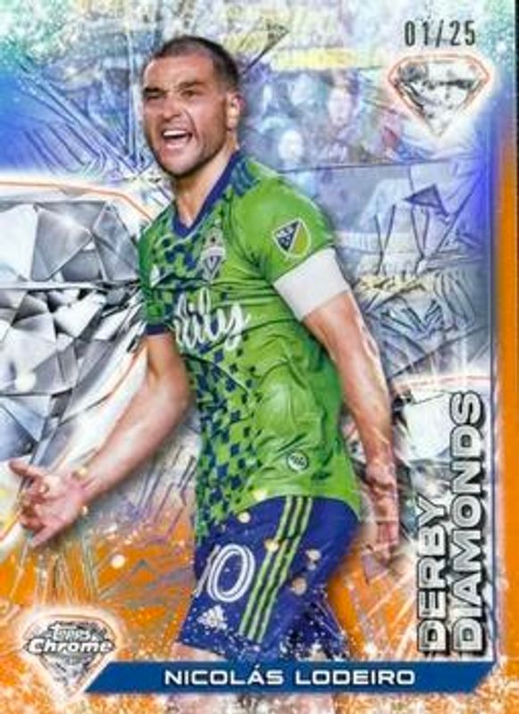 2023 Topps Chrome MLS #DD-3 Derby Diamonds - Orange Refractor /25