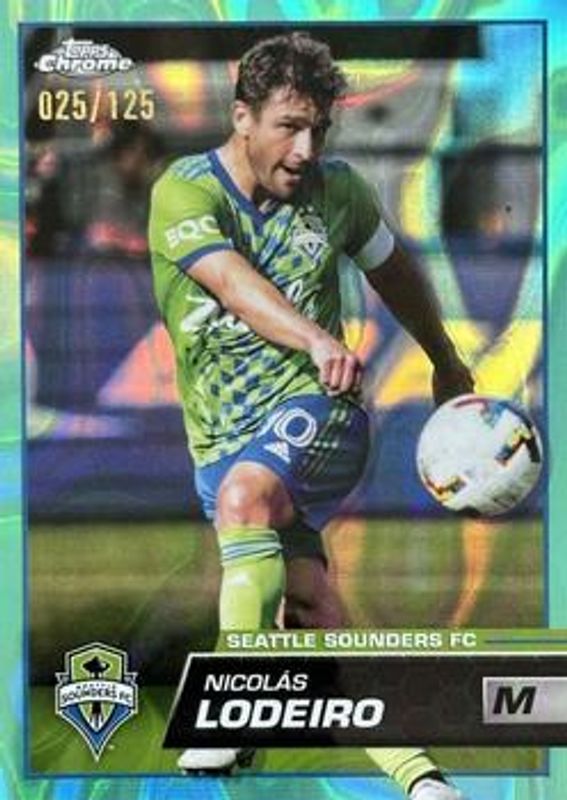 2023 Topps Chrome MLS #164 Aqua Lava Refractor /125