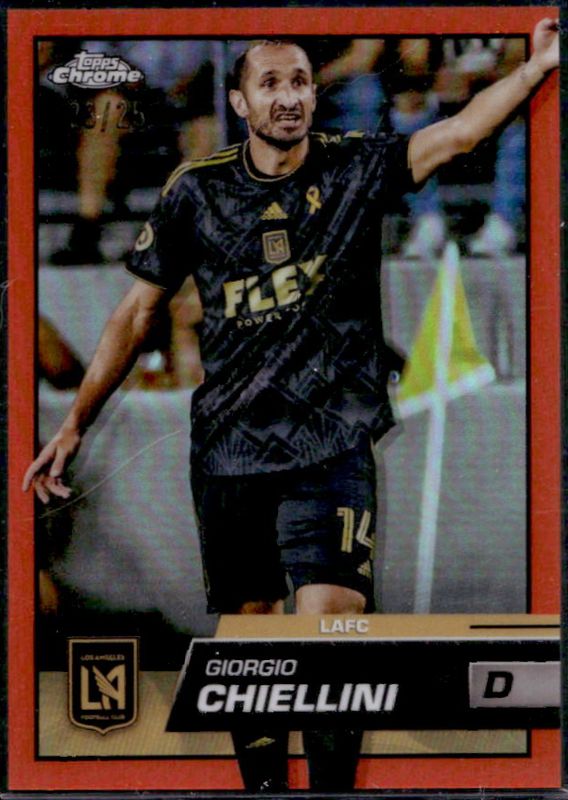 2023 Topps Chrome MLS #188 Orange Refractor /25