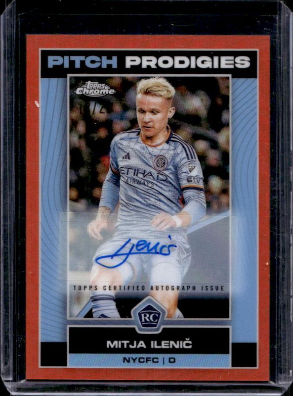 2023 Topps Chrome MLS #90 Autographs - Orange Refractor /25