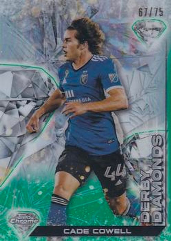 2023 Topps Chrome MLS #DD-18 Derby Diamonds - Green Refractor /75