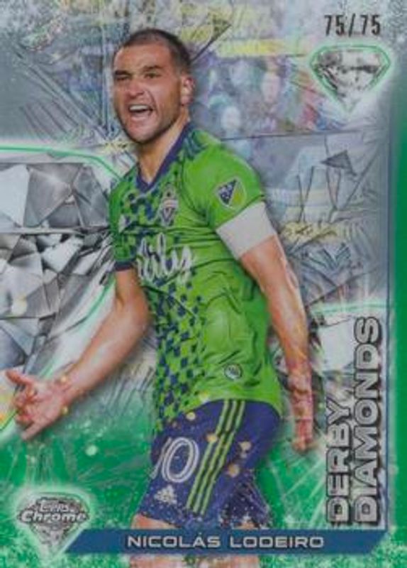 2023 Topps Chrome MLS #DD-3 Derby Diamonds - Green Refractor /75