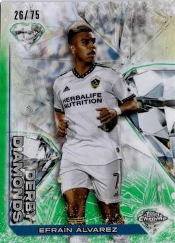 2023 Topps Chrome MLS #DD-17 Derby Diamonds - Green Refractor /75