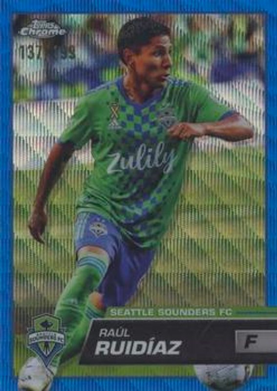 2023 Topps Chrome MLS #186 Blue Wave Refractor /199