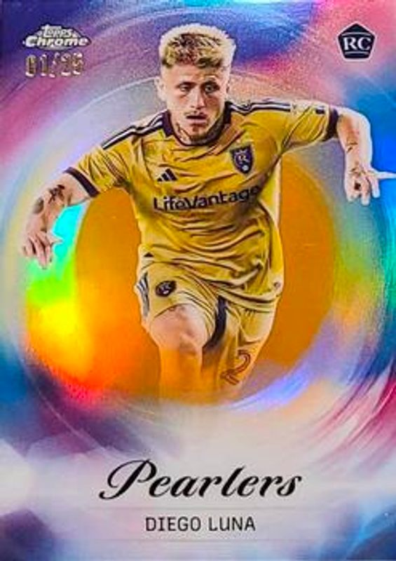 2023 Topps Chrome MLS #P-26 Pearlers - Orange Refractor /25