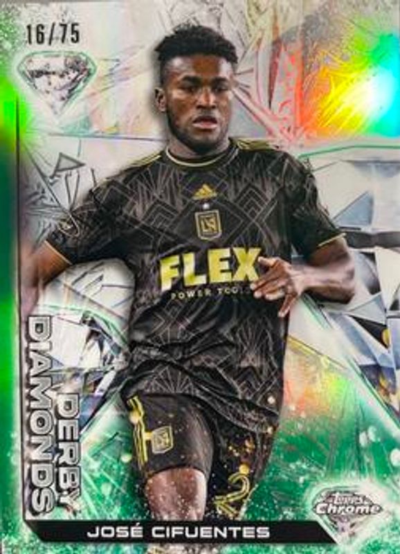 2023 Topps Chrome MLS #DD-1 Derby Diamonds - Green Refractor /75