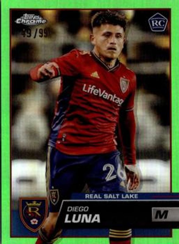 2023 Topps Chrome MLS #9 Neon Green Refractor /99
