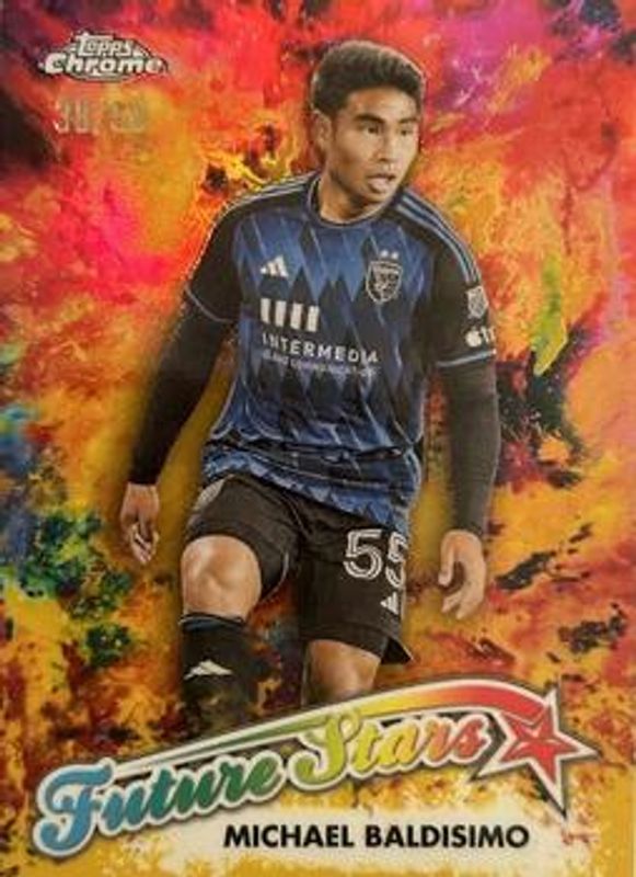2023 Topps Chrome MLS #FS-13 Future Stars - Gold Refractor /50