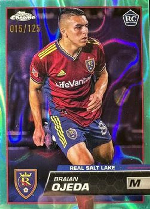 2023 Topps Chrome MLS #106 Aqua Lava Refractor /125
