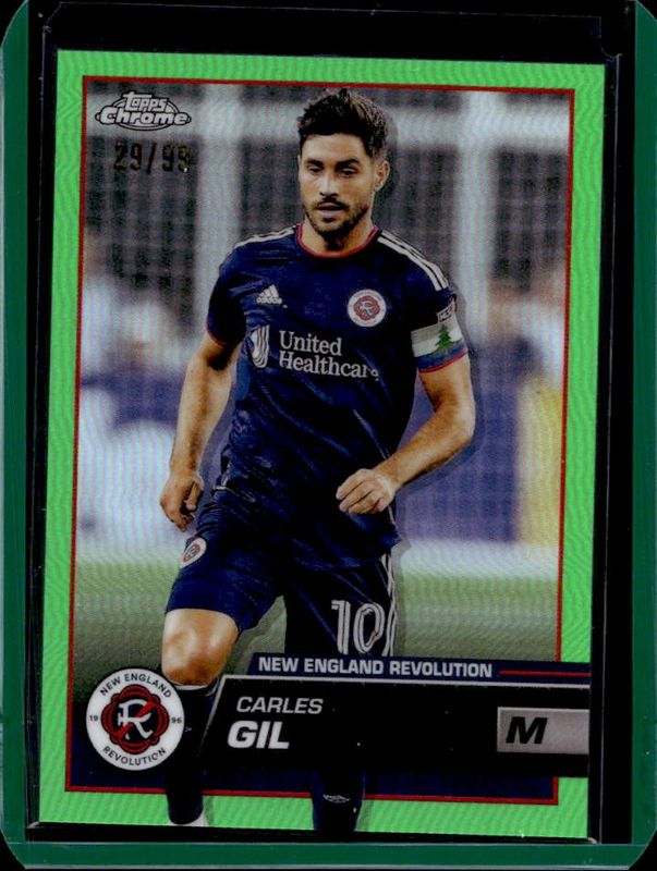 2023 Topps Chrome MLS #49 Neon Green Refractor /99