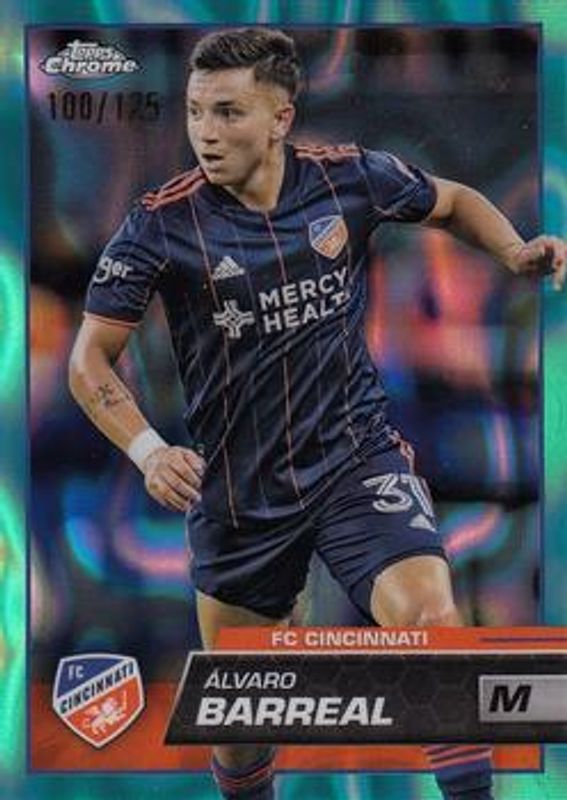 2023 Topps Chrome MLS #84 Aqua Lava Refractor /125