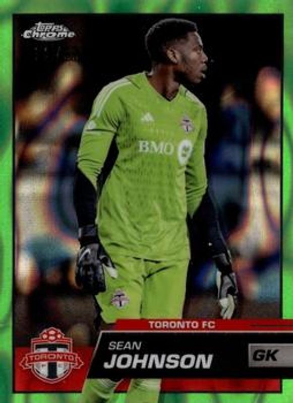 2023 Topps Chrome MLS #110 Neon Green Lava Refractor /99