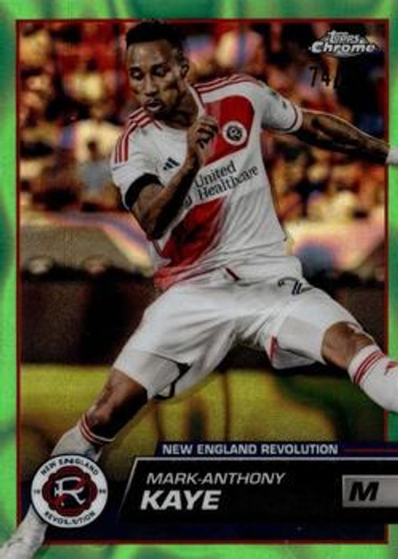 2023 Topps Chrome MLS #165 Neon Green Lava Refractor /99