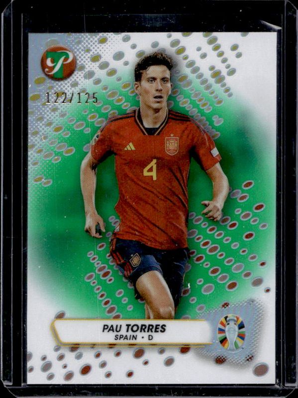 2024 Topps Pristine Road to UEFA Euro #172 Green Refractor /125