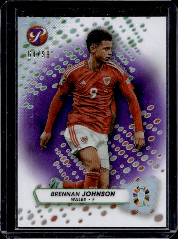 2024 Topps Pristine Road to UEFA Euro #199 Purple Refractor /99