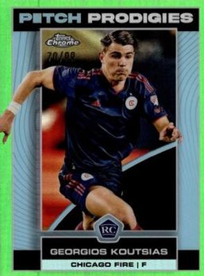 2023 Topps Chrome MLS #193 Neon Green Refractor /99