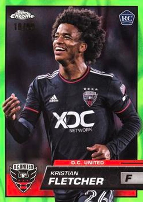 2023 Topps Chrome MLS #120 Neon Green Refractor /99