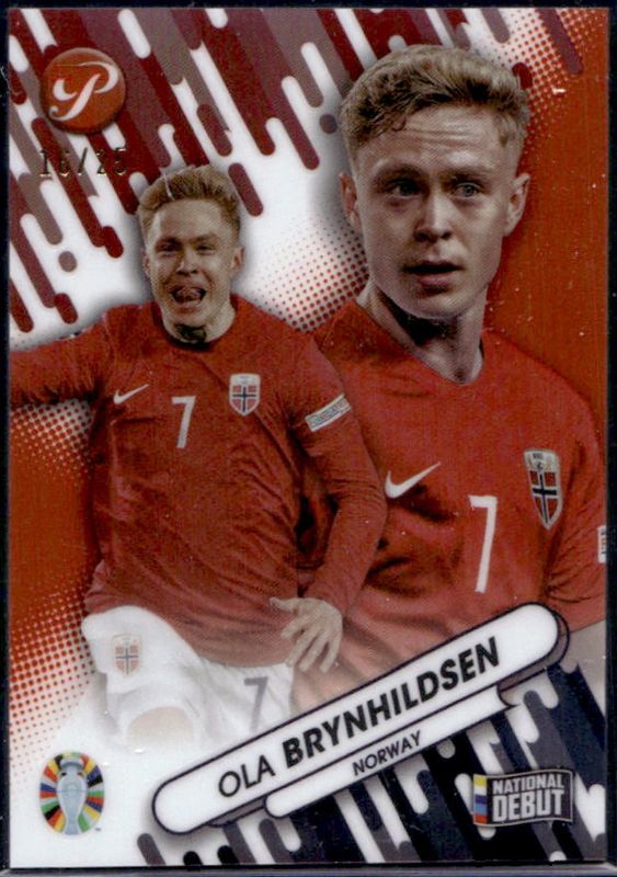 2024 Topps Pristine Road to UEFA Euro #FF-OB Fresh Faces - Orange Refractor /25