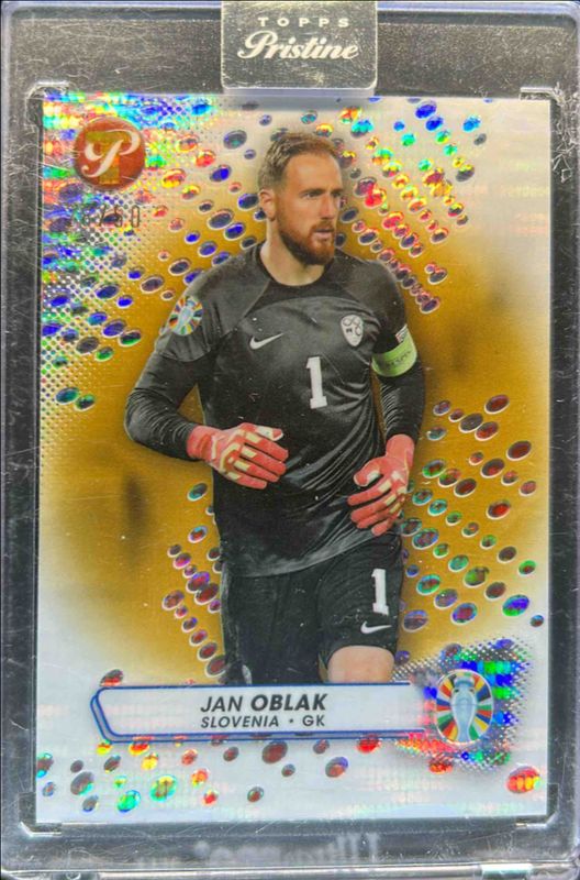 2024 Topps Pristine Road to UEFA Euro #101 Gold Pristine Refractor /50