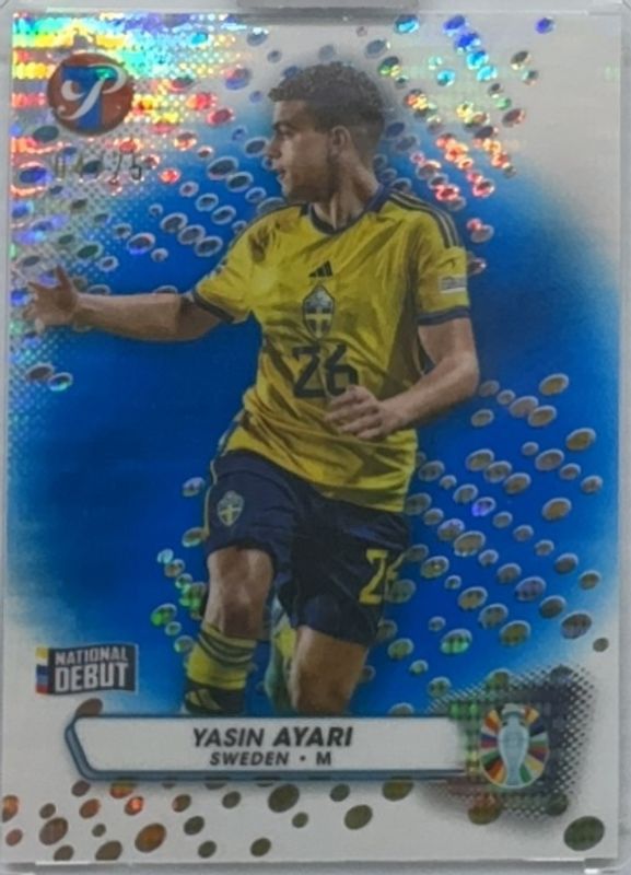 2024 Topps Pristine Road to UEFA Euro #177 Blue Pristine Refractor /75