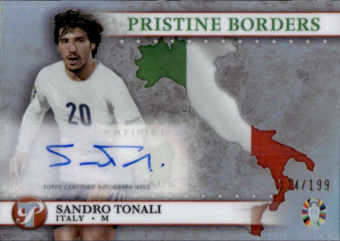 2024 Topps Pristine Road to UEFA Euro #PBA-ST Pristine Border Autographs