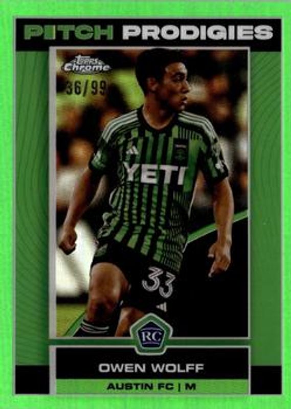 2023 Topps Chrome MLS #162 Neon Green Refractor /99