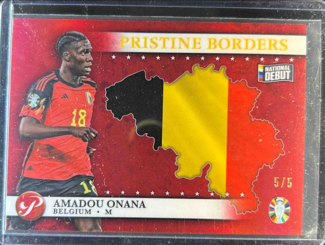 2024 Topps Pristine Road to UEFA Euro #PB-AO Pristine Borders - Red Refractor /5