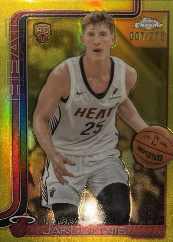 2025 Topps Chrome #270 Yellow Refractor /275