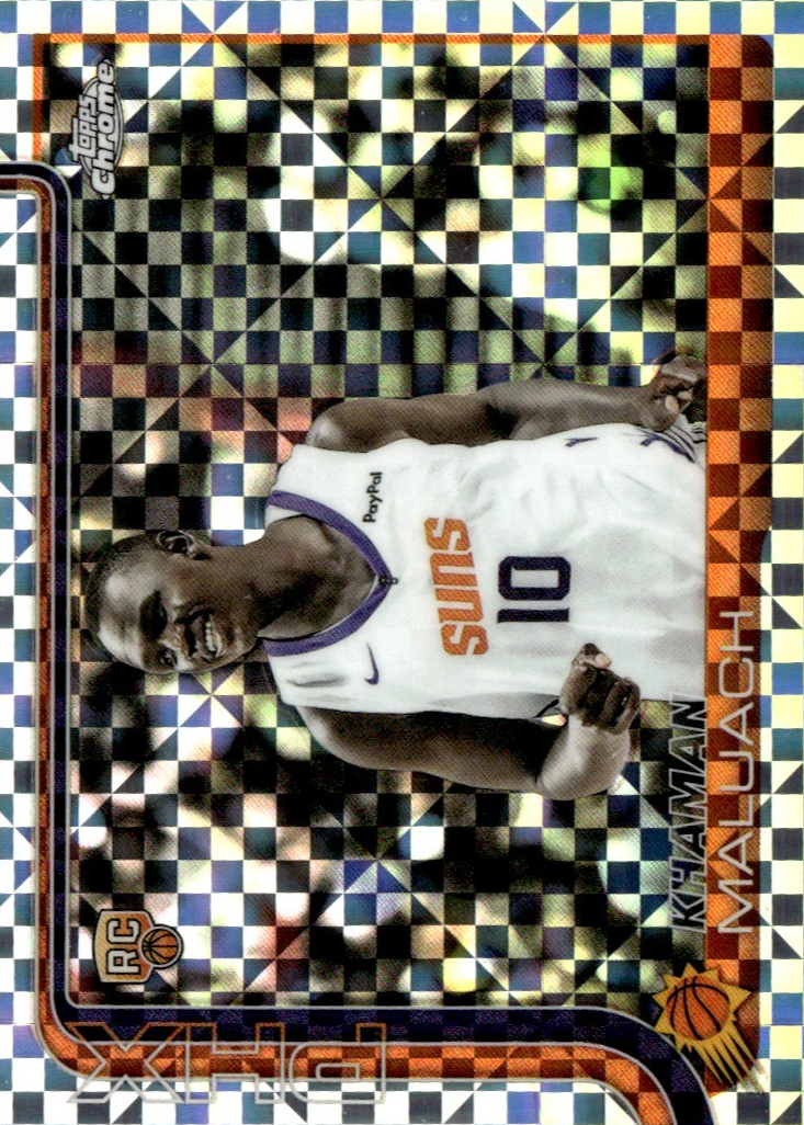 Khaman Maluach 2025 Topps Chrome #260 X-Fractor Price Guide
