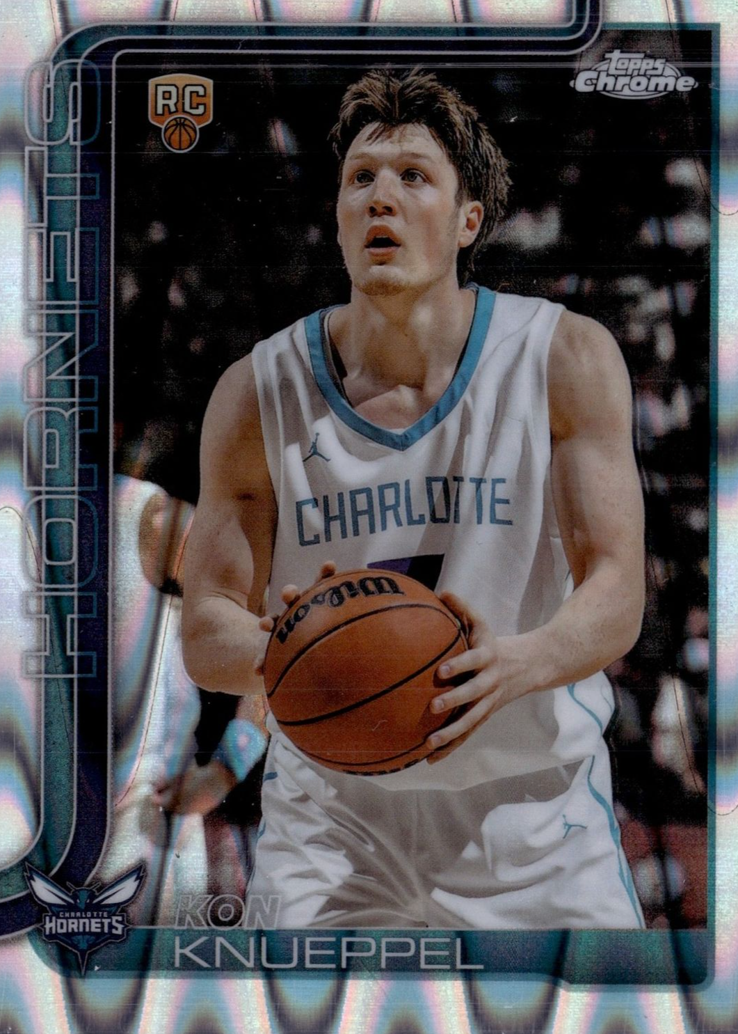 Kon Knueppel 2025 Topps Chrome #254 RayWave Refractor Price Guide ...