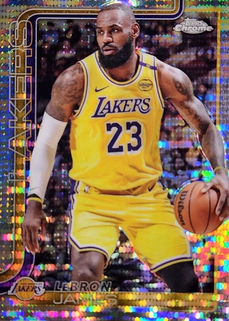 希少 Lebron James Topps Chrome ルーキーカード Lebron James Topps Chrome Rookie Refractor Card BGS 9.5 Gem Mint