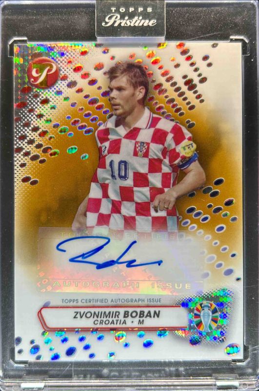 2024 Topps Pristine Road to UEFA Euro #PA-ZB Pristine Autographs - Gold Pristine /50
