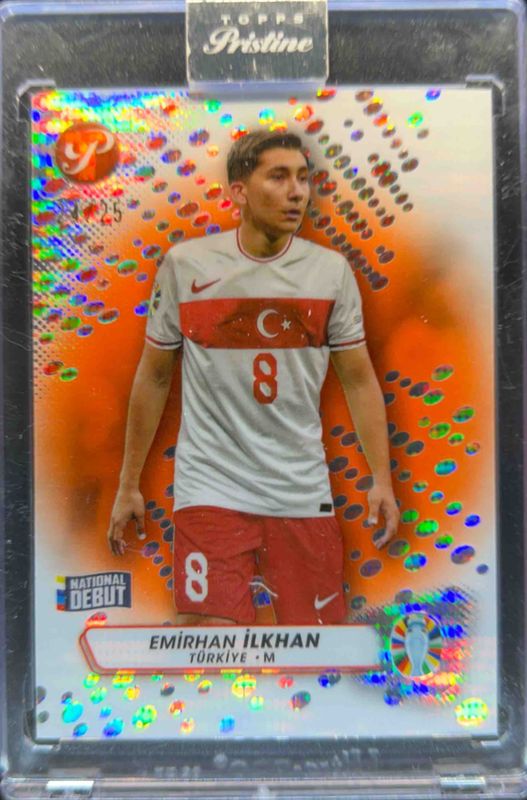 2024 Topps Pristine Road to UEFA Euro #192 Orange Pristine Refractor /25