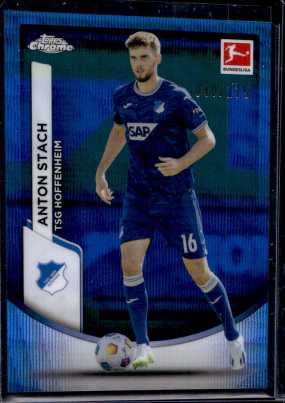 2023 Topps Chrome Bundesliga #48 Blue Wave Refractor /175