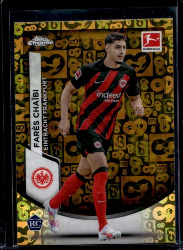2023 Topps Chrome Bundesliga #28 Bundesliga 60 Years Foil /60