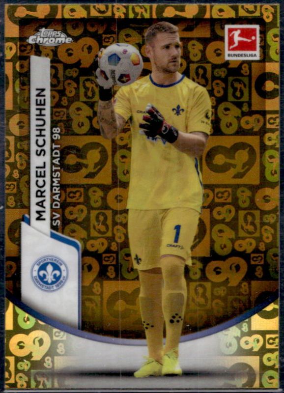 2023 Topps Chrome Bundesliga #18 Bundesliga 60 Years Foil /60