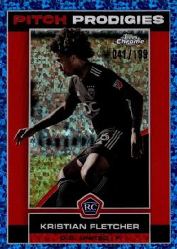 2023 Topps Chrome MLS #174 Blue Mini-Diamond Refractor /199