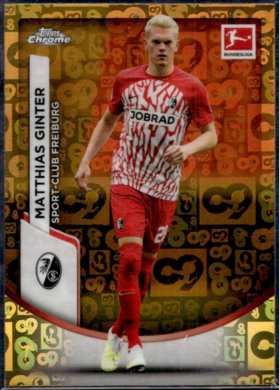 2023 Topps Chrome Bundesliga #36 Bundesliga 60 Years Foil /60