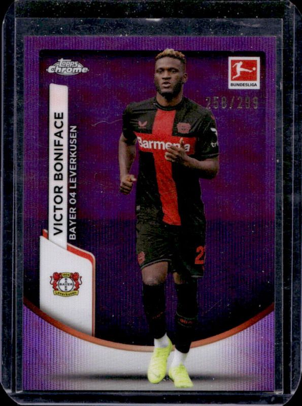 2023 Topps Chrome Bundesliga #68 Purple Wave Refractor /299