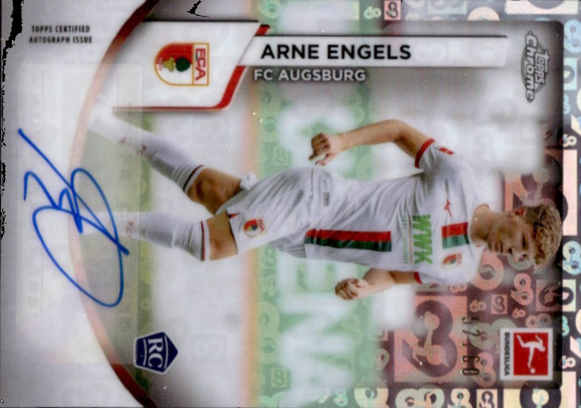 2023 Topps Chrome Bundesliga #BCA-AE Chrome Autographs - Bundesliga 60 Years Foil